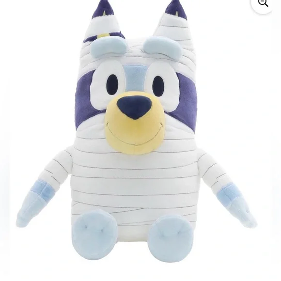 Bluey 18" Halloween Costume Mummy Jumbo Plush,Plushie,Stuffed Animal,NWT - Picture 1 of 5
